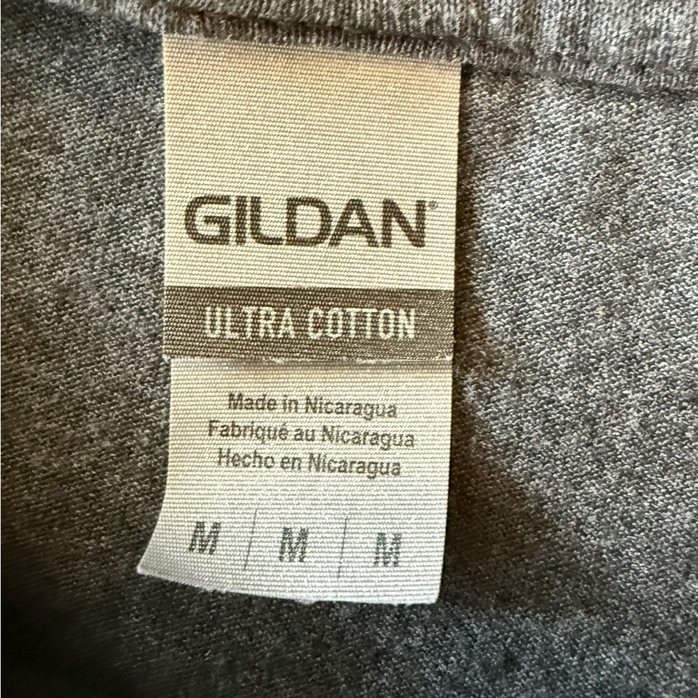 Gildan HARVARD long sleeve pullover shirt Cotton blend Men’s Size M Vintage Y2K - Picture 4 of 10